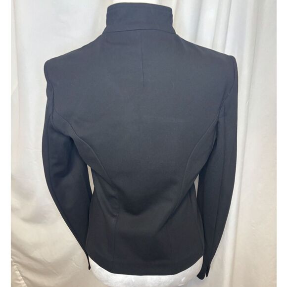 Rag & Bone Slade Black Blazer Women’s Ponte Tailored Jacket Designer - Picture 4 of 7